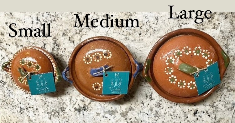 (Medium )  Authentic Cazuelita with lid (PRE-ORDER)